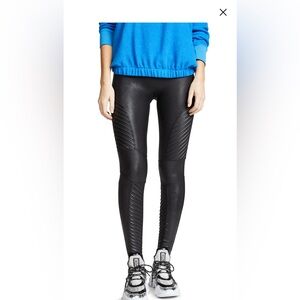 Spanx Faux Leather Moto Leggings